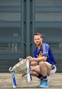 24 April 2014; In attendance at a photocall ahead of the Allianz Hurling League Divison 1 Final in in Semple Stadium on Sunday 4th May is Paddy Stapleton, Tipperary, with the Division 1 trophy. Croke Park, Dublin.  Picture credit: Brendan Moran / SPORTSFILE