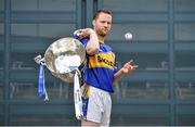 24 April 2014; In attendance at a photocall ahead of the Allianz Hurling League Divison 1 Final in in Semple Stadium on Sunday 4th May is Paddy Stapleton, Tipperary, with the Division 1 trophy. Croke Park, Dublin.  Picture credit: Brendan Moran / SPORTSFILE