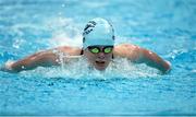 24 April 2014; Sarah Kelly, Claremorris swimming club, on her way to finishing in 2nd place in the Women's 200m Butterfly A Final at the 2014 Irish Long Course National Championships. National Aquatic Centre, Abbotstown, Dublin. Picture credit: Brendan Moran / SPORTSFILE