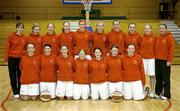 31 January 2006; The Presentation Thurles team. Schools Basketball Cup Finals, Girls U19 A, Presentation Thurles v Colaiste Iosagain, Dublin, National Basketball Arena, Tallaght, Dublin. Picture credit: Brendan Moran / SPORTSFILE