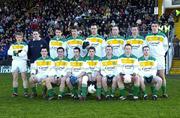 29 January 2006; The Offaly team. O'Byrne Cup Final, Meath v Offaly, Pairc Tailteann, Navan, Co. Meath. Picture credit: Ray McManus / SPORTSFILE
