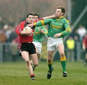 5 February 2006; Paul Murphy, Down, in action against Caoimhin King, Meath. Allianz National Football League, Division 1B, Round 1, Down v Meath, St. Patrick's Park, Newcastle, Co. Down. Picture credit: Brendan Moran / SPORTSFILE