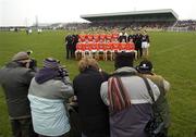 5 February 2006; The Armagh squad pose for a team photograph. Allianz National Football League, Division 1B, Round 1, Armagh v Kildare, St. Oliver Plunkett Park, Crossmaglen, Co. Armagh. Picture credit: Damien Eagers / SPORTSFILE