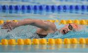 24 April 2014; Antoinette Neamt, Tallaght swimming club, on her way to winning the Women's 800m Freestyle Final at the 2014 Irish Long Course National Championships. National Aquatic Centre, Abbotstown, Dublin. Picture credit: Brendan Moran / SPORTSFILE