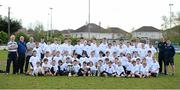 24 April 2014; Participants and coaches during the Leinster School of Excellence on tour in Navan RFC, Navan, Co. Meath. Picture credit: Stephen McCarthy / SPORTSFILE