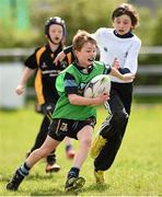 24 April 2014; Action from the Leinster School of Excellence on tour in Navan RFC, Navan, Co. Meath. Picture credit: Stephen McCarthy / SPORTSFILE