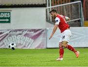 25 April 2014; James Chambers, St Patrick's Athletic, scores his side's first goal. Airtricity League Premier Division, St Patrick's Athletic v Athlone Town, Richmond Park, Dublin. Picture credit: David Maher / SPORTSFILE