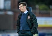 25 April 2014; Derry City Manager Roddy Collins reacts to a missed goal chance. Airtricity League Premier Division, Derry City v UCD, Brandywell, Derry. Picture credit: Oliver McVeigh / SPORTSFILE