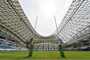 26 April 2014; A general view of Stade Vélodrome before the Munster squad Captain's Run ahead of their Heineken Cup semi-final against Toulon on Sunday. Munster Squad Captain's Run, Stade Vélodrome, Marseille, France. Picture credit: Diarmuid Greene / SPORTSFILE
