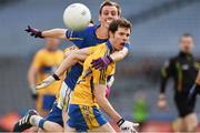 26 April 2014; Kevin Hartnett, Clare, in action against Barry Grogan, Tipperary. Allianz Football League Division 4 Final, Tipperary v Clare, Croke Park, Dublin. Picture credit: Barry Cregg / SPORTSFILE