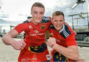 26 April 2014; Munster supporters Jack Murphy, left, and Jack White, both from Crosshaven, Co. Cork, in Marseilles ahead of tomorrow's Heinken Cup semi-final against Toulon at Stade Vélodrome, Marseille, France. Picture credit: Diarmuid Greene / SPORTSFILE