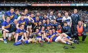 26 April 2014; The Tipperary team celebrate victory with the cup after the game. Allianz Football League Division 4 Final, Tipperary v Clare, Croke Park, Dublin. Picture credit: Barry Cregg / SPORTSFILE