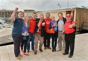 26 April 2014; Munster supporters in Marseilles ahead of tomorrow's Heinken Cup semi-final against Toulon at Stade Vélodrome, Marseille, France. Picture credit: Diarmuid Greene / SPORTSFILE