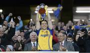 26 April 2014; Roscommon captain Niall Carty lifts the cup. Allianz Football League Division 3 Final, Cavan v Roscommon, Croke Park, Dublin. Picture credit: Barry Cregg / SPORTSFILE