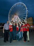 26 April 2014; Munster supporters, from left to right, Mike Sheehy, Eileen Riordan, Alva Sheehy, Bob Harvey, Lynn Sheehy, Brian Lyons, Noelle Sheehy, Eileen Riordan, and Ed Riordan, in Marseilles ahead of tomorrow's Heinken Cup semi-final against Toulon at Stade Vélodrome, Marseille, France. Picture credit: Diarmuid Greene / SPORTSFILE