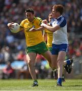 27 April 2014; Rory Kavanagh, Donegal, in action against Kieran Duffy, Monaghan. Allianz Football League Division 2 Final, Donegal v Monaghan, Croke Park, Dublin. Picture credit: Ray McManus / SPORTSFILE
