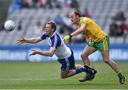 27 April 2014; Owen Lennon, Monaghan, in action against Colm McFadden, Donegal. Allianz Football League Division 2 Final, Donegal v Monaghan, Croke Park, Dublin. Picture credit: David Maher / SPORTSFILE
