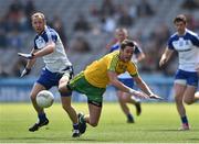 27 April 2014; Odhran Mac Niallais, Donegal, in action against Vinny Corey, Monaghan. Allianz Football League Division 2 Final, Donegal v Monaghan, Croke Park, Dublin. Picture credit: David Maher / SPORTSFILE