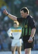 29 January 2006; Pat Fox, Referee. O'Byrne Cup Final, Meath v Offaly, Pairc Tailteann, Navan, Co. Meath. Picture credit: Ray McManus / SPORTSFILE