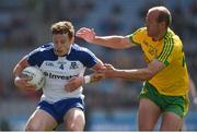 27 April 2014; Fintan Kelly, Monaghan, in action against Neil Gallagher, Donegal. Allianz Football League Division 2 Final, Donegal v Monaghan, Croke Park, Dublin. Picture credit: Ray McManus / SPORTSFILE