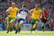 27 April 2014; Chris McGuinness, Monaghan, in action against Karl Lacey, right, and Neil Gallagher, Donegal. Allianz Football League Division 2 Final, Donegal v Monaghan, Croke Park, Dublin. Picture credit: Ray McManus / SPORTSFILE