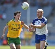27 April 2014; Dick Clerkin, Monaghan, in action against Ryan McHugh, Donegal. Allianz Football League Division 2 Final, Donegal v Monaghan, Croke Park, Dublin. Picture credit: David Maher / SPORTSFILE