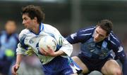 12 February 2006; Damien Freeman, Monaghan, in action against Declan Lally, Dublin. Allianz National Football League, Division 1A, Round 2, Dublin v Monaghan, Parnell Park, Dublin. Picture credit: Brian Lawless / SPORTSFILE