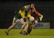 11 February 2006; Declan O'Sullivan, Kerry, in action against Noel O'Leary, Cork. Allianz National Football League, Division 1A, Round 2, Cork v Kerry, Pairc Ui Rinn, Cork. Picture credit: Pat Murphy / SPORTSFILE