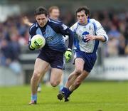 12 February 2006; Declan Lally, Dublin, in action against Damien Freeman, Monaghan. Allianz National Football League, Division 1A, Round 2, Dublin v Monaghan, Parnell Park, Dublin. Picture credit: Brian Lawless / SPORTSFILE