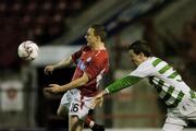 14 February 2006; Gary O'Neill, Shelbourne, in action against Aiden Price, Shamrock Rovers. Pre-Season Friendly, Shelbourne v Shamrock Rovers, Tolka Park, Dublin. Picture credit: David Maher / SPORTSFILE