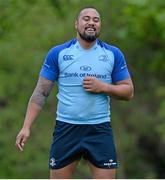 28 April 2014; Leinster's Leo Leo Auva'a in action during squad training ahead of their Celtic League 2013/14, Round 21, game against Ulster on Friday. Leinster Rugby Squad Training, Rosemount, UCD, Belfield, Dublin. Picture credit: Ramsey Cardy / SPORTSFILE