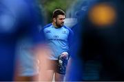 28 April 2014; Leinster's Martin Moore arrives for squad training ahead of their Celtic League 2013/14, Round 21, game against Ulster on Friday. Leinster Rugby Squad Training, Rosemount, UCD, Belfield, Dublin. Picture credit: Ramsey Cardy / SPORTSFILE