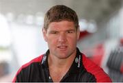 29 April 2014; Ulster's Johann Muller after a press conference ahead of their Celtic League 2013/14, Round 21, game against Leinster on Friday. Ulster Rugby Squad Training, Ravenhill Park, Belfast, Co. Antrim. Picture credit: John Dickson / SPORTSFILE