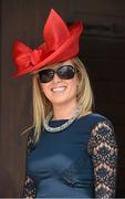 29 April 2014; Maureen Catterson, from Punchestown, Co. Kildare, enjoying a day at the races. Punchestown Racecourse, Punchestown, Co. Kildare. Picture credit: Matt Browne / SPORTSFILE