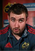 29 April 2014; Munster's James Cronin during a press conference ahead of their Celtic League 2013/14, Round 21, game against Edinburgh on Saturday. Munster Rugby Press Conference, Cork Institute of Technology, Bishopstown, Cork. Picture credit: Diarmuid Greene / SPORTSFILE