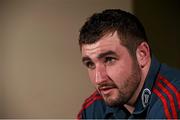 29 April 2014; Munster's James Cronin during a press conference ahead of their Celtic League 2013/14, Round 21, game against Edinburgh on Saturday. Munster Rugby Press Conference, Cork Institute of Technology, Bishopstown, Cork. Picture credit: Diarmuid Greene / SPORTSFILE