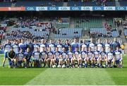 27 April 2014; The Monaghan squad. Allianz Football League Division 2 Final, Donegal v Monaghan, Croke Park, Dublin. Picture credit: Dáire Brennan / SPORTSFILE