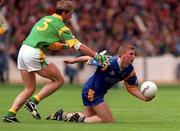 6 June 1999; Barry O'Donovan of Wicklow in action against Darren Fay of Meath during the Bank of Ireland Leinster Senior Football Championship quarter-final match between Meath and Wicklow at Croke Park in Dublin. Photo by Brendan Moran/Sportsfile
