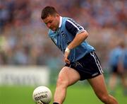 6 June 1999; Mick O'Keeffe of Dublin during the Bank of Ireland Leinster Senior Football Championship quarter-final match between Dublin and Louth at Croke Park in Dublin. Photo by Brendan Moran/Sportsfile