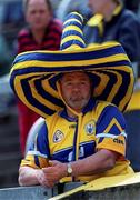6 June 1999; A Clare supporter during the Guinness Munster Senior Hurling Championship semi-final match between Clare and Tipperary at Páirc Uí Chaoimh in Cork. Photo by Ray McManus/Sportsfile