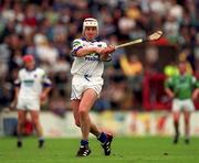 30 May 1999; Fergal Hartley of Waterford during the Guinness Munster Senior Hurling Championship quarter-final match between Limerick and Waterford at Páirc Uí Chaoimh in Cork. Photo by Ray McManus/Sportsfile