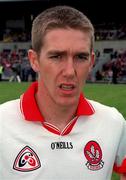 20 June 1999; Joe Cassidy of Derry ahead of the Bank of Ireland Ulster Senior Football Championship quarter-final match between Derry and Cavan at Casement Park in Belfast. Photo by David Maher/Sportsfile