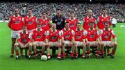 6 June 1999; The Louth team ahead of the Bank of Ireland Leinster Senior Football Championship quarter-final match between Dublin and Louth at Croke Park in Dublin. Photo by Brendan Moran/Sportsfile