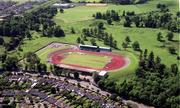 5 June 1999; An aerial view of Morton Stadium in Santry, Dublin. Photo by Ray McManus/Sportsfile