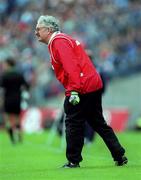 6 June 1999; Louth manager Paddy Clarke during the Bank of Ireland Leinster Senior Football Championship quarter-final match between Dublin and Louth at Croke Park in Dublin. Photo by Brendan Moran/Sportsfile