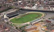 5 June 1999; An aerial view of Shelbourne Park in Dublin. Photo by Ray McManus/Sportsfile