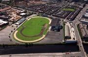 5 June 1999; An aerial view of Shelbourne Park in Dublin. Photo by Ray McManus/Sportsfile