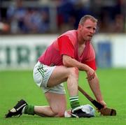 30 May 1999; Stephen McDonagh of Limerick following his side's defeat in the Guinness Munster Senior Hurling Championship quarter-final match between Limerick and Waterford at Páirc Uí Chaoimh in Cork. Photo by Ray McManus/Sportsfile