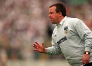 13 June 1999; Offaly manager Tommy Lyons during the Bank of Ireland Leinster Senior Football Championship quarter-final match between Kildare and Offaly at Croke Park in Dublin. Photo by Damien Eagers/Sportsfile