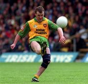 6 June 1999; Tony Boyle of Donegal during the Bank of Ireland Ulster Senior Football Championship quarter-final match between Donegal and Armagh at MacCumhail Park in Ballybofey, Donegal. Photo by Ray Lohan/Sportsfile